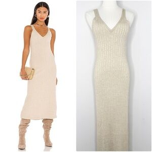 Significant Other Goldie Ribbed Midi Dress Women’s Size 2 revolve